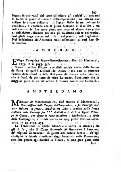 Novelle della Repubblica delle lettere dell'anno ..., pubblicate sotto gli auspizj di sua eccellenza ...