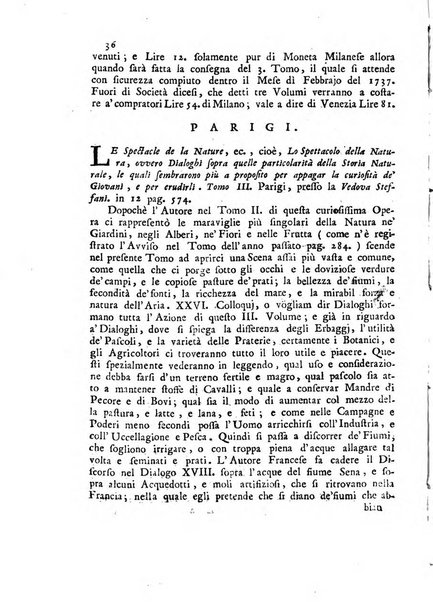 Novelle della Repubblica delle lettere dell'anno ..., pubblicate sotto gli auspizj di sua eccellenza ...