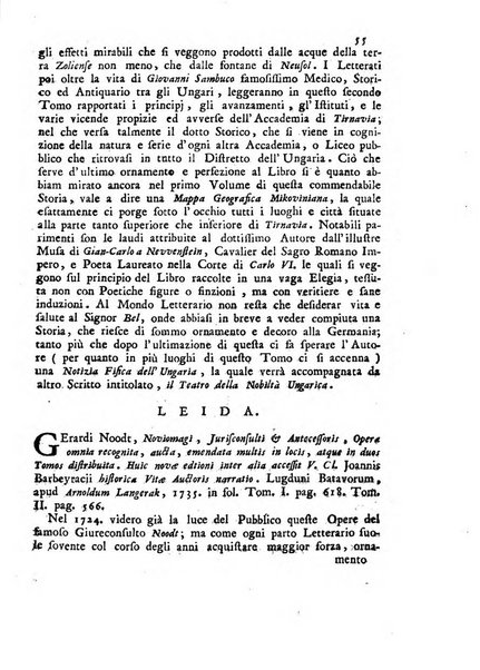 Novelle della Repubblica delle lettere dell'anno ..., pubblicate sotto gli auspizj di sua eccellenza ...