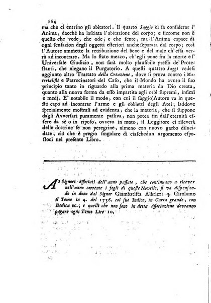 Novelle della Repubblica delle lettere dell'anno ..., pubblicate sotto gli auspizj di sua eccellenza ...