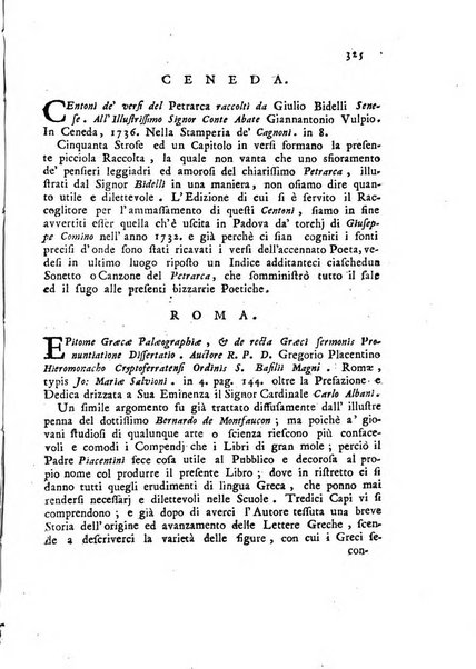 Novelle della Repubblica delle lettere dell'anno ..., pubblicate sotto gli auspizj di sua eccellenza ...