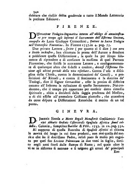 Novelle della Repubblica delle lettere dell'anno ..., pubblicate sotto gli auspizj di sua eccellenza ...