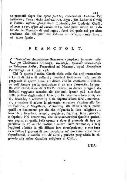 Novelle della Repubblica delle lettere dell'anno ..., pubblicate sotto gli auspizj di sua eccellenza ...