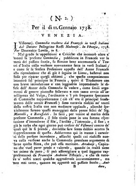 Novelle della Repubblica delle lettere dell'anno ..., pubblicate sotto gli auspizj di sua eccellenza ...