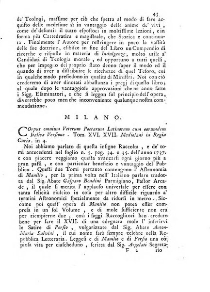 Novelle della Repubblica delle lettere dell'anno ..., pubblicate sotto gli auspizj di sua eccellenza ...