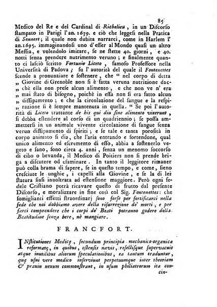 Novelle della Repubblica delle lettere dell'anno ..., pubblicate sotto gli auspizj di sua eccellenza ...