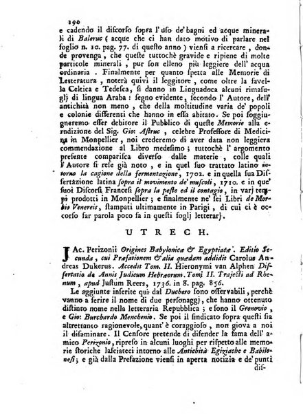 Novelle della Repubblica delle lettere dell'anno ..., pubblicate sotto gli auspizj di sua eccellenza ...