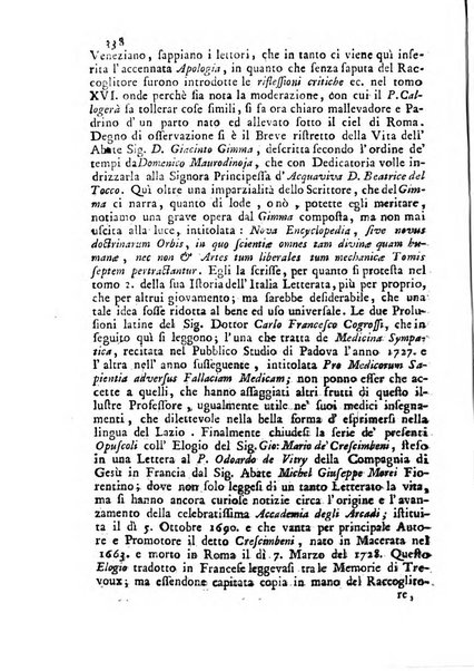 Novelle della Repubblica delle lettere dell'anno ..., pubblicate sotto gli auspizj di sua eccellenza ...