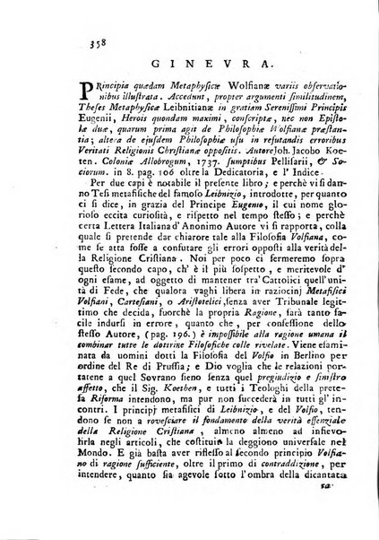 Novelle della Repubblica delle lettere dell'anno ..., pubblicate sotto gli auspizj di sua eccellenza ...