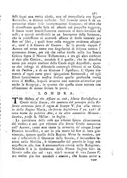 Novelle della Repubblica delle lettere dell'anno ..., pubblicate sotto gli auspizj di sua eccellenza ...