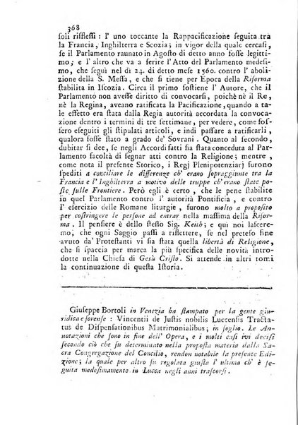 Novelle della Repubblica delle lettere dell'anno ..., pubblicate sotto gli auspizj di sua eccellenza ...