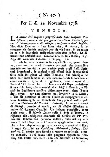 Novelle della Repubblica delle lettere dell'anno ..., pubblicate sotto gli auspizj di sua eccellenza ...