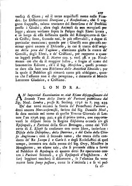 Novelle della Repubblica delle lettere dell'anno ..., pubblicate sotto gli auspizj di sua eccellenza ...