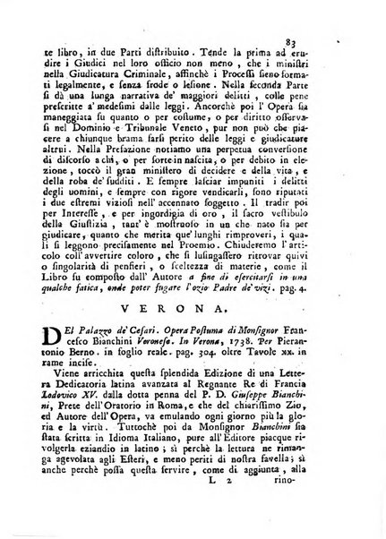 Novelle della Repubblica delle lettere dell'anno ..., pubblicate sotto gli auspizj di sua eccellenza ...