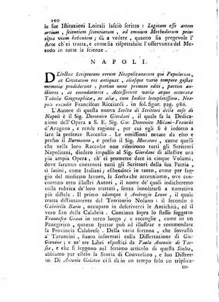 Novelle della Repubblica delle lettere dell'anno ..., pubblicate sotto gli auspizj di sua eccellenza ...