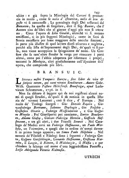 Novelle della Repubblica delle lettere dell'anno ..., pubblicate sotto gli auspizj di sua eccellenza ...