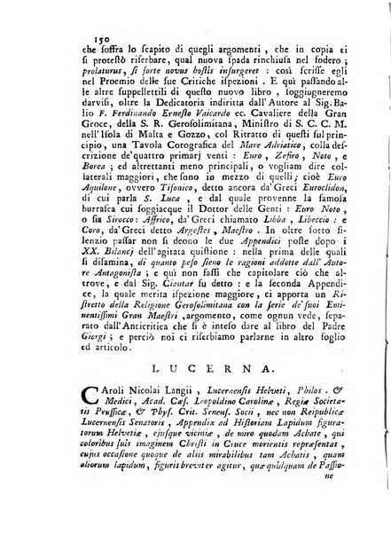 Novelle della Repubblica delle lettere dell'anno ..., pubblicate sotto gli auspizj di sua eccellenza ...