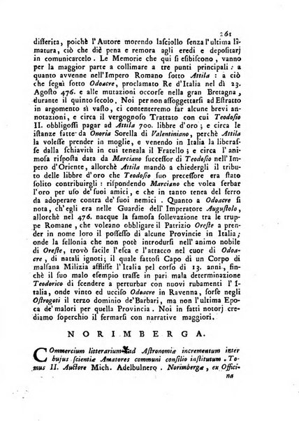 Novelle della Repubblica delle lettere dell'anno ..., pubblicate sotto gli auspizj di sua eccellenza ...