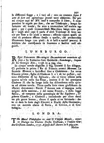 Novelle della Repubblica delle lettere dell'anno ..., pubblicate sotto gli auspizj di sua eccellenza ...