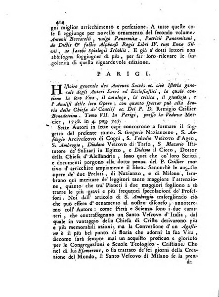 Novelle della Repubblica delle lettere dell'anno ..., pubblicate sotto gli auspizj di sua eccellenza ...