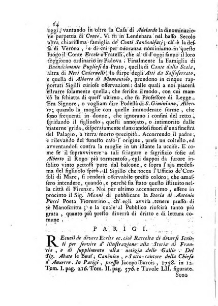 Novelle della Repubblica delle lettere dell'anno ..., pubblicate sotto gli auspizj di sua eccellenza ...