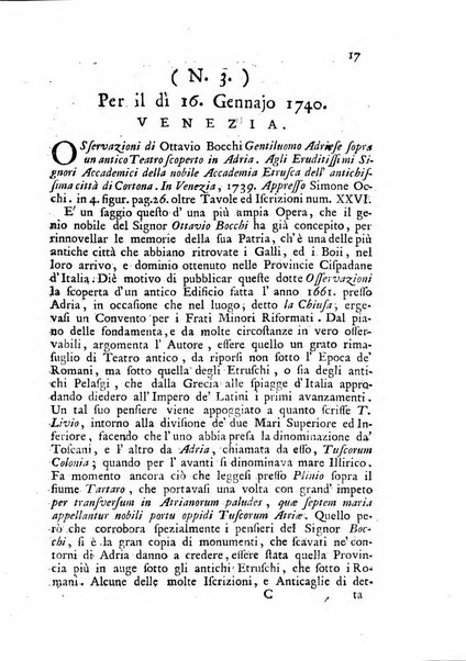 Novelle della Repubblica delle lettere dell'anno ..., pubblicate sotto gli auspizj di sua eccellenza ...