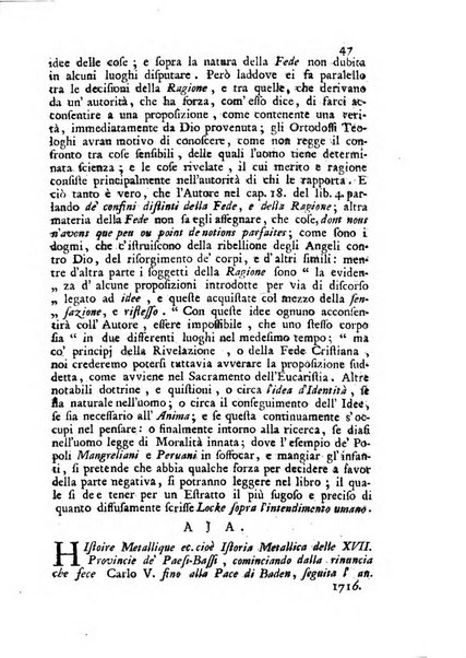 Novelle della Repubblica delle lettere dell'anno ..., pubblicate sotto gli auspizj di sua eccellenza ...