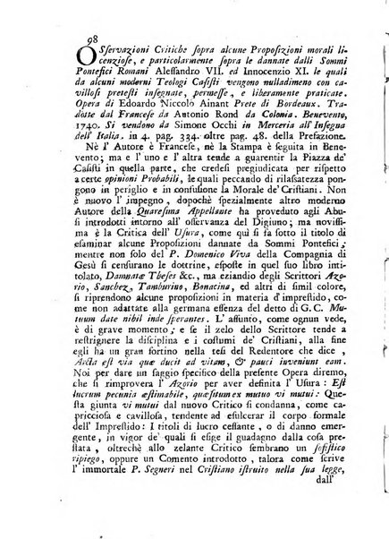 Novelle della Repubblica delle lettere dell'anno ..., pubblicate sotto gli auspizj di sua eccellenza ...