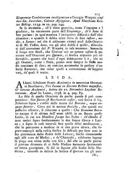 Novelle della Repubblica delle lettere dell'anno ..., pubblicate sotto gli auspizj di sua eccellenza ...