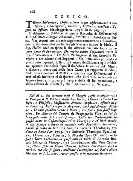 Novelle della Repubblica delle lettere dell'anno ..., pubblicate sotto gli auspizj di sua eccellenza ...