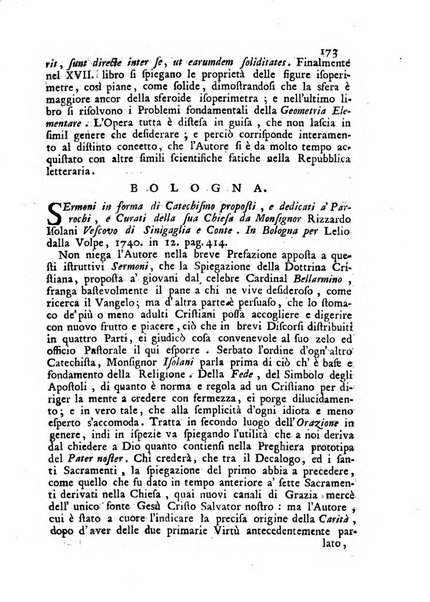 Novelle della Repubblica delle lettere dell'anno ..., pubblicate sotto gli auspizj di sua eccellenza ...