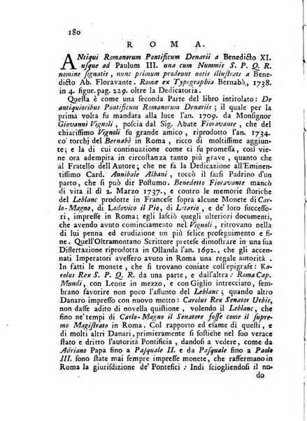 Novelle della Repubblica delle lettere dell'anno ..., pubblicate sotto gli auspizj di sua eccellenza ...