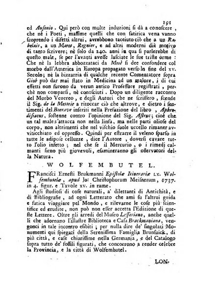 Novelle della Repubblica delle lettere dell'anno ..., pubblicate sotto gli auspizj di sua eccellenza ...