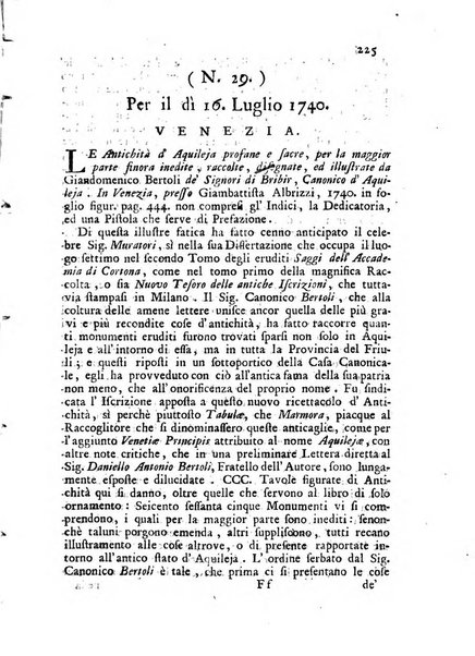 Novelle della Repubblica delle lettere dell'anno ..., pubblicate sotto gli auspizj di sua eccellenza ...