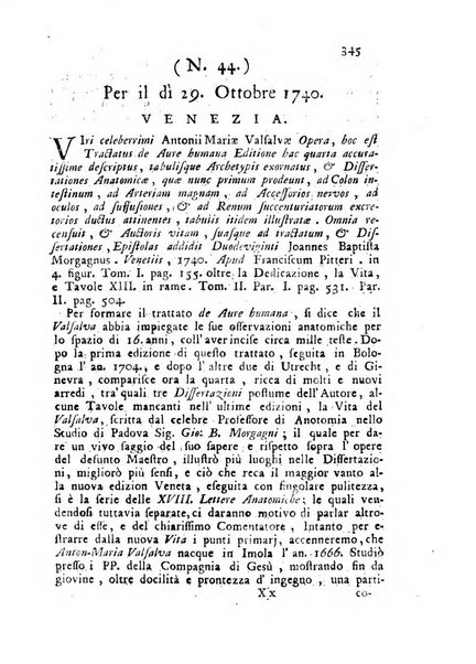 Novelle della Repubblica delle lettere dell'anno ..., pubblicate sotto gli auspizj di sua eccellenza ...