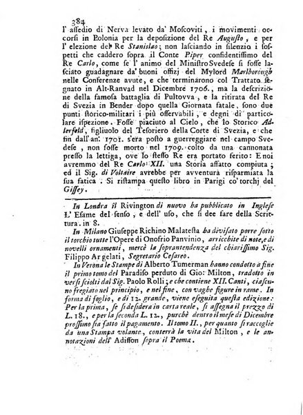 Novelle della Repubblica delle lettere dell'anno ..., pubblicate sotto gli auspizj di sua eccellenza ...