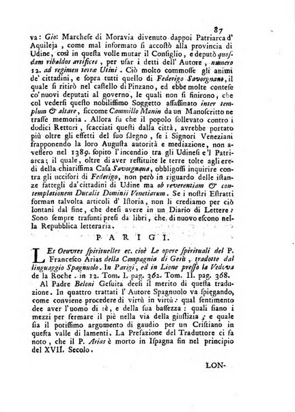 Novelle della Repubblica delle lettere dell'anno ..., pubblicate sotto gli auspizj di sua eccellenza ...