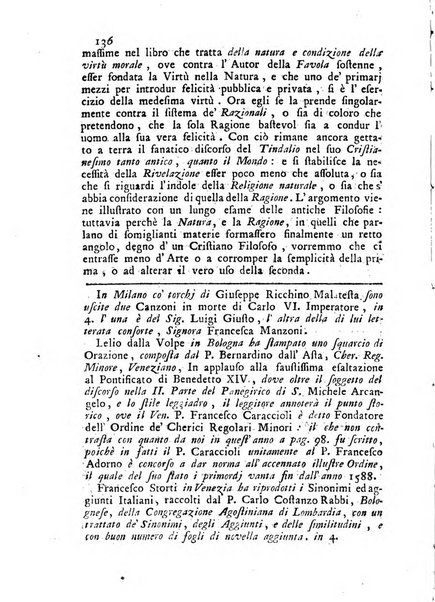 Novelle della Repubblica delle lettere dell'anno ..., pubblicate sotto gli auspizj di sua eccellenza ...