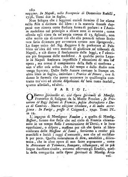 Novelle della Repubblica delle lettere dell'anno ..., pubblicate sotto gli auspizj di sua eccellenza ...