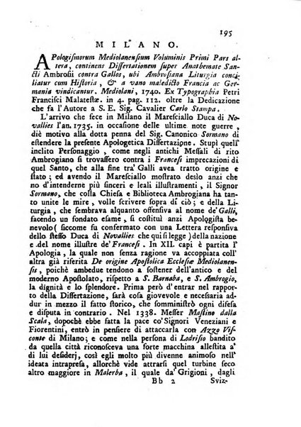 Novelle della Repubblica delle lettere dell'anno ..., pubblicate sotto gli auspizj di sua eccellenza ...