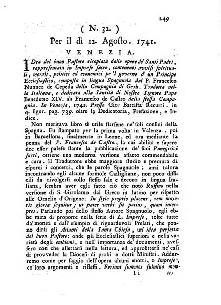 Novelle della Repubblica delle lettere dell'anno ..., pubblicate sotto gli auspizj di sua eccellenza ...