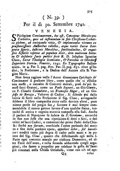 Novelle della Repubblica delle lettere dell'anno ..., pubblicate sotto gli auspizj di sua eccellenza ...