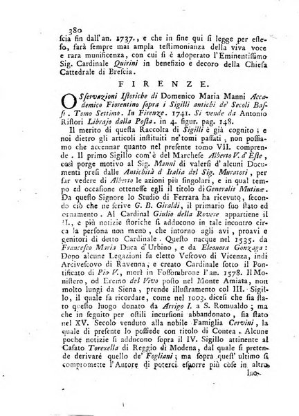 Novelle della Repubblica delle lettere dell'anno ..., pubblicate sotto gli auspizj di sua eccellenza ...