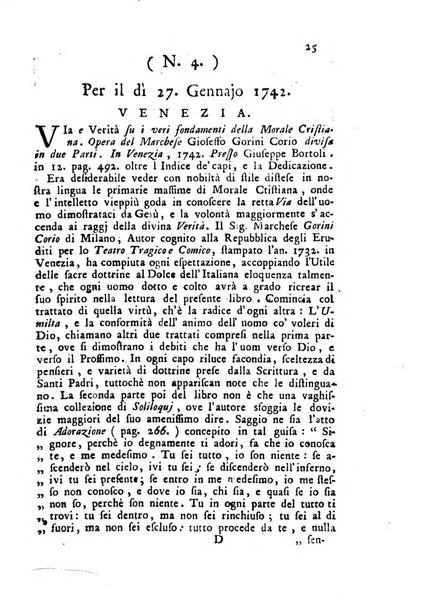 Novelle della Repubblica delle lettere dell'anno ..., pubblicate sotto gli auspizj di sua eccellenza ...