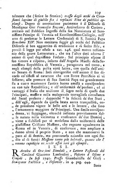 Novelle della Repubblica delle lettere dell'anno ..., pubblicate sotto gli auspizj di sua eccellenza ...