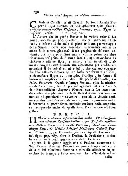 Novelle della Repubblica delle lettere dell'anno ..., pubblicate sotto gli auspizj di sua eccellenza ...