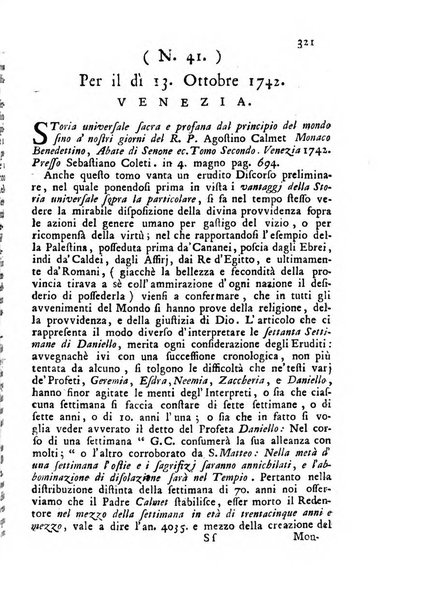 Novelle della Repubblica delle lettere dell'anno ..., pubblicate sotto gli auspizj di sua eccellenza ...