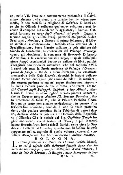 Novelle della Repubblica delle lettere dell'anno ..., pubblicate sotto gli auspizj di sua eccellenza ...