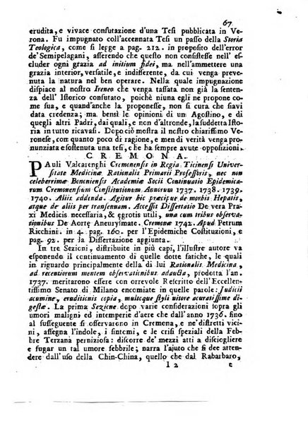 Novelle della Repubblica delle lettere dell'anno ..., pubblicate sotto gli auspizj di sua eccellenza ...