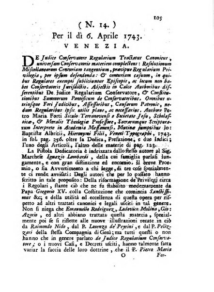 Novelle della Repubblica delle lettere dell'anno ..., pubblicate sotto gli auspizj di sua eccellenza ...